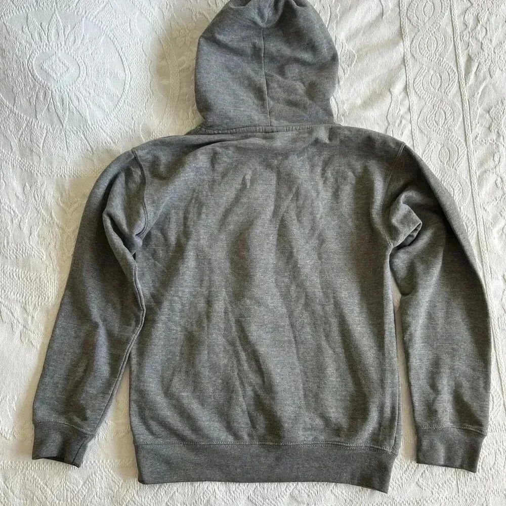 Buc-ees Hoodie Sweatshirt Fleece Long Sleeve Pullover Beaver Gray Adult Small - Picture 8 of 12
